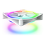 NZXT F120 RGB DUO (Triple Pack) 120mm RGB Casing Fan - White image