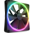 NZXT F140 RGB DUO 140mm RGB Casing Fan - Black image
