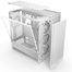 NZXT H5 Flow RGB 2024 Edition Compact ATX Mid-Tower Airflow Casing - White image