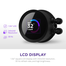 NZXT KRAKEN 240 RGB AIO Liquid 1.54in DISPLAY RGB Controller Hub BLACK image