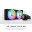 NZXT Kraken 360 - 360mm AIO liquid Cooler W/ 1.54in. Display and Radiator Fans (Black) image