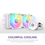 NZXT Kraken 360 RGB - 360mm AIO liquid cooler w/ 1.54in. Display, RGB Controller Hub Fans (White) image