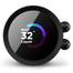 NZX Kraken 280 - 280mm AIO liquid cooler w/ 1.54in. Display and Radiator Fans (Black) image