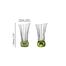 Nachtmann Crystal Spring Flower Vase 2 pcs set Green image