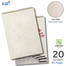 Hearts Natural Canvas Drawing Pad A5 - 120 GSM Handmade Paper image