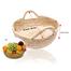 Natural Round Fruit Basket 16x16x6 Inch image