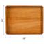 Natural Wooden Serving Tray With Handles image