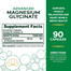 Nature's Bounty Advanced Magnesium Glycinate 360 mg 90 Capsules -351771077 image
