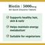 Nature’s Bounty Biotin 5000mcg – 60 Quick Dissolve Tablets -344310949 image