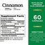 Nature’s Bounty Cinnamon 2000 mg Supplement 60 Capsules image