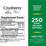 Nature’s Bounty Cranberry With Vitamin C 4200 mg 250 Softgels image