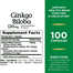 Nature's Bounty Ginkgo Biloba 120mg 100 Capsules -302824421 image