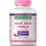 Nature's Bounty Hair, Skin, and Nails Extra Strength with Biotin 5000 mcg - 250 Softgels -483475585 image