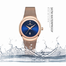 Naviforce 5004 – Rose Gold Blue Watch image