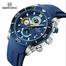 Naviforce 8038 Waterproof Business Casual Date Quartz Chronograph Silicone Strap Men's Watch image