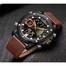 Naviforce NF9172 Men’s Dual Movement Leather Watch image