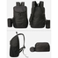 Multi Pocket Travel Backpack With Detachable Bottle Holder image