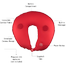 Neck Massage Pillow Red image