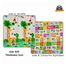 New 1cm (4/6f) Environmentally Friendly Thick Baby Crawling Play Mats Folding Mat Carpet Play Mat for Children's Safety Rug Gifts image
