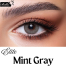 New Bella Mint Gray Color Contact Lens With Regular Kit Box For Men and Women. 1 Pair Bella Color Contact Lens For Eye Makeup and Cosmetics. Bella Elite Series image