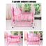 New Born Baby Swing Cradle Bed with Mosquito Net Canopy 2 in 1 Infant Crib can be Convert to Carrying Basket and Wheel Bassinet (KDD-190A, 182-A, 180A) image