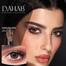 New Dahab Argan Color Contact Lens With Regular Kit Box For Men and Women. 1 Pair Dahab color Contact Lens For Eye Makeup and Cosmetics. Dahab Platinum Collection image