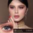 New Dahab Swarovski Color Contact Lens With Regular Kit Box For Men and Women. 1 Pair Dahab Color Contact Lens For Eye Makeup and Cosmetics. Dahab Gold Collection. image