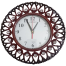 New Design and Stylish Wall Clock With Stone Analog Clock For Room Decoration - Maroon image