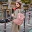 New Leisure Nylon Ladies China Backpack Pink image