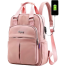 New Leisure Nylon Ladies China Backpack Pink image