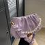 New Pearl Chain Armpit Bag Purpel image