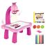 New Princess Projector Painting Drawing Activity Kit Table Set For Children YM5335 -172356119 image