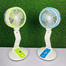 New Rechargeable Folding Table Fan with Led Light image