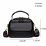 New Sac a Main Women Handbag soft small Shoulder Pu Leather Tote Hand Bags for Ladies(Black) image