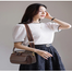 New Sac a Main Women Handbag soft small Shoulder Pu Leather Tote Hand Bags for Ladies(Coffee) image