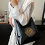 New Style Large-Capacity Shoulder Bag - Black image