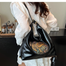 New Style Large-Capacity Shoulder Bag - Black image