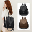 New Texture Oxford Cloth Women’s Backpack- Black image