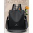 New Texture Oxford Cloth Women’s Backpack- Black image