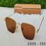Classic Trandy Round Frame Custom Logo Shades Sunglasses image