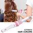 New Vivid and Vogue Ceramic Automatic Hair Curler and Roller Styling Tool in Baby Pink Color image