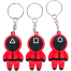 New products Doll Pendant 3D Acrylic keychain Accessories Squid Game Keychain Key Ring ( Any Design) image