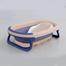 Newborn baby foldable bathtub with soft rubber reclining board (Any Color) image