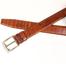 Next Leather Brand Orginal Leather Crocodile Design Belt image
