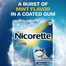 Nicorette 2 mg White Ice Mint Coated Stop Smoking Aid Gum 100 pices (USA) image