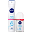 Nivea Fresh Natural Female Deodorant 150ml and Roll on 50ml Combo image