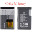 Nokia 5C Battery Dash 3.7V For Keypad Phone image