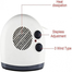 Nova -115 Portable Electric Fan Room Heater 2000w image