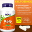 Now Kelp 325 mcg of Natural Iodine 250 Veg Capsules -455258510 image
