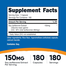 Nutricost Soy Isoflavones 150mg 80 Capsules image
